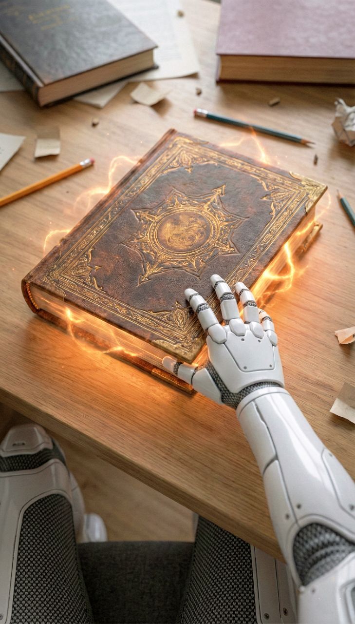 What's that moving there? - My, BDSM, Neural network art, Comics, Robot, Redheads, Fetishism, Tentacles, Story, Longpost