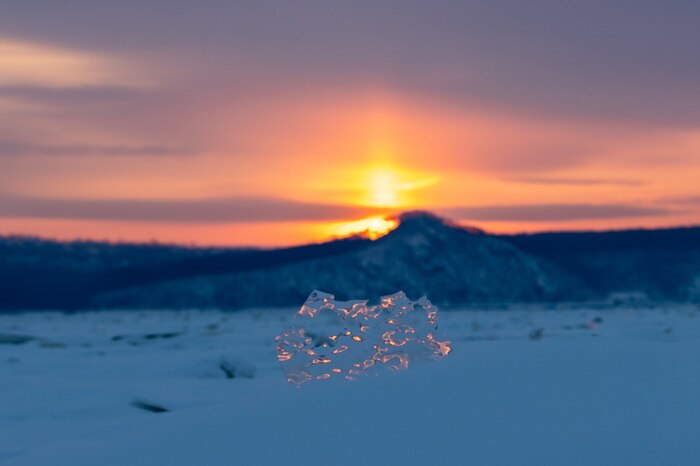Рассвет над сопками