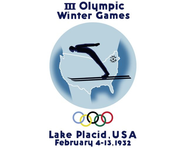 Эмблема III зимних Олимпийских игр.