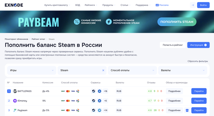 ������� ��������-����������� �� Exnode