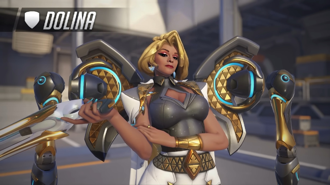 If she weren't such an evil creature... - My, Domina, Overwatch, Domina, Blizzard, Larisa Dolina, Photoshop, Humor