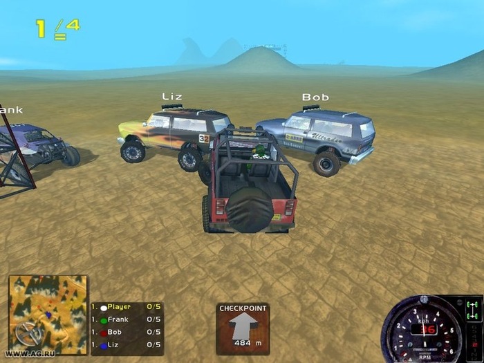 ������� � ������ � ����������� ����� ���� �� ������ � Carmageddon, �� � � Insane.