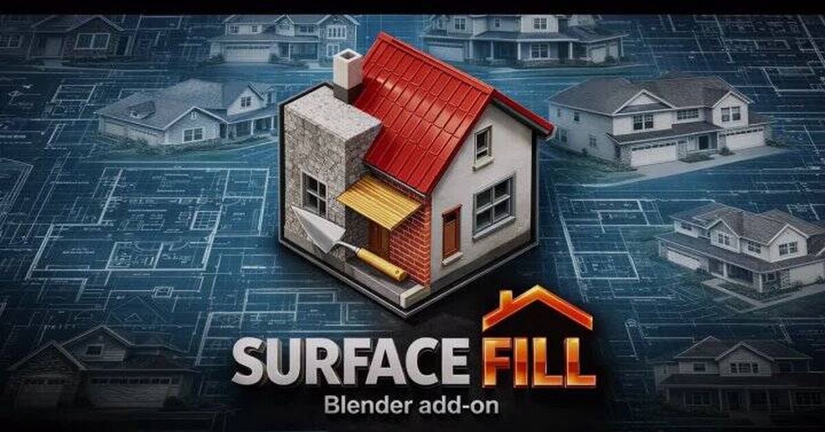 Created a Surface Fill addon - My, Blender, Video VK, Computer graphics, 3D modeling, Addon, 3D, Tool, Tools, Video