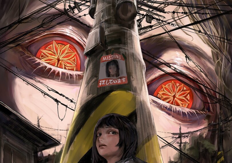 Hide and Seek - Art, Drawing, Girls, Creatures, Kripota