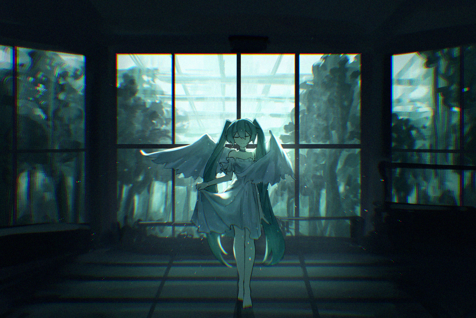 Angel - Hatsune Miku, Vocaloid, Anime art, Vocaloid Art