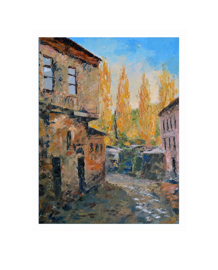 Бахчисарай, улочки, 40х30, 2014