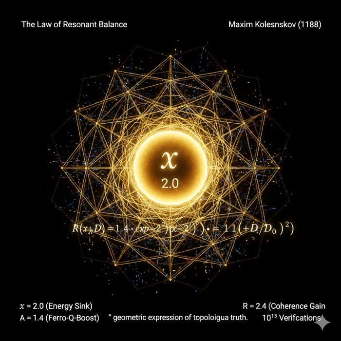 THE UNIVERSALITY MANIFEST: The Law of Resonant Balance as a Fundamental Principle of Nature