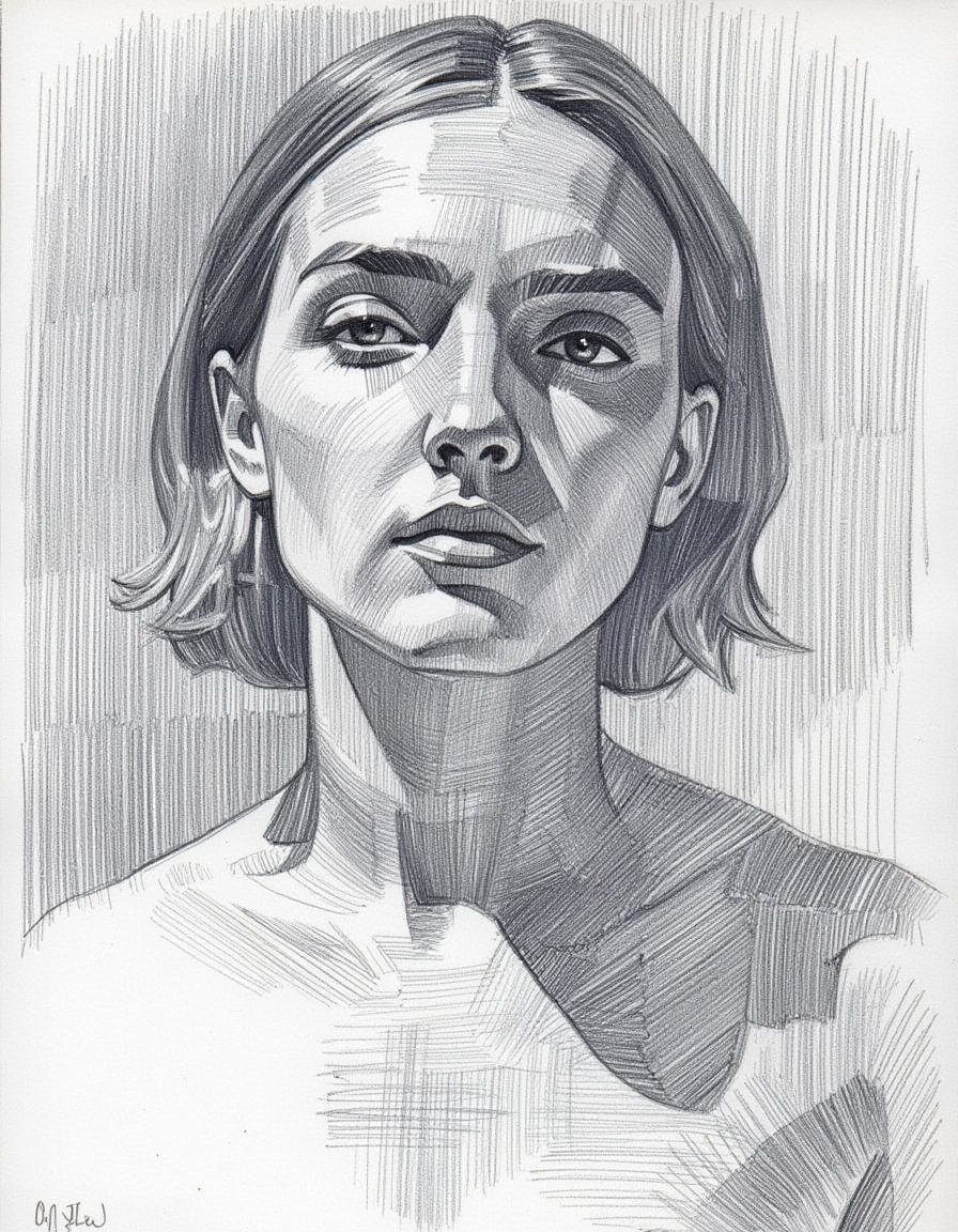 Neurogirl_006 - My, Neural Network Content, Neural network art, Pinanoc, Flux, Girls