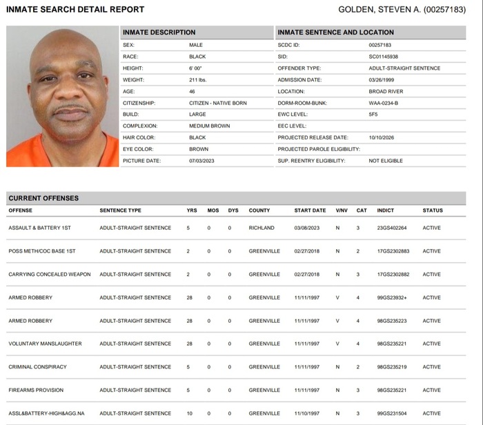 Всё то, что ниже третьего приговора, считается как отбываемое одновременно.