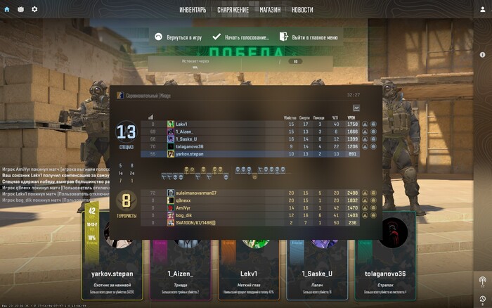 Нормальная такая статистика в 11 лет? (соревновательный режим, cs 2)