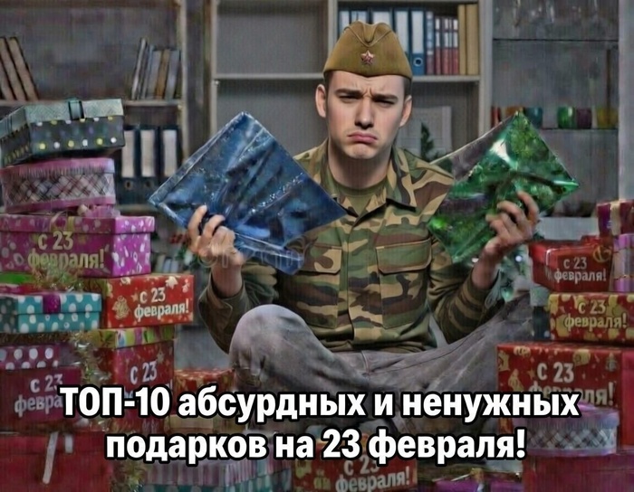 ТОП-10 бесполезных подарков на 23 февраля: мужской антирейтинг