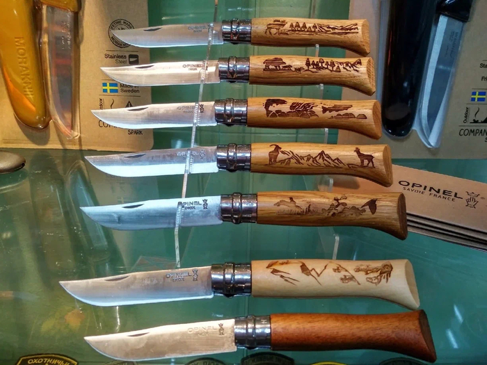 … до охотничьих ножей