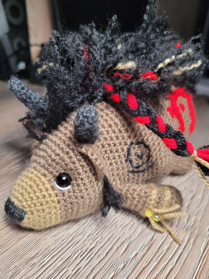 Таурен друид со знаком орды