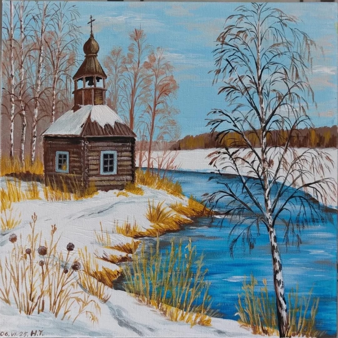 Весна - Моё, Картина, Акрил, Пейзаж, Весна