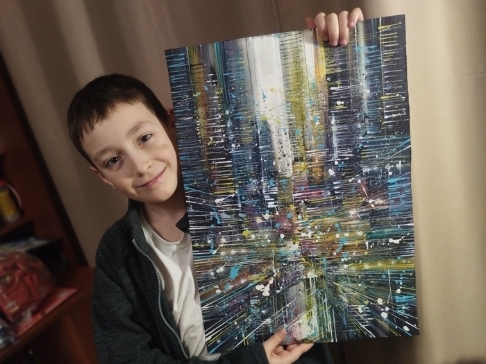 Акварель, акрил, бумага 50/35 см.