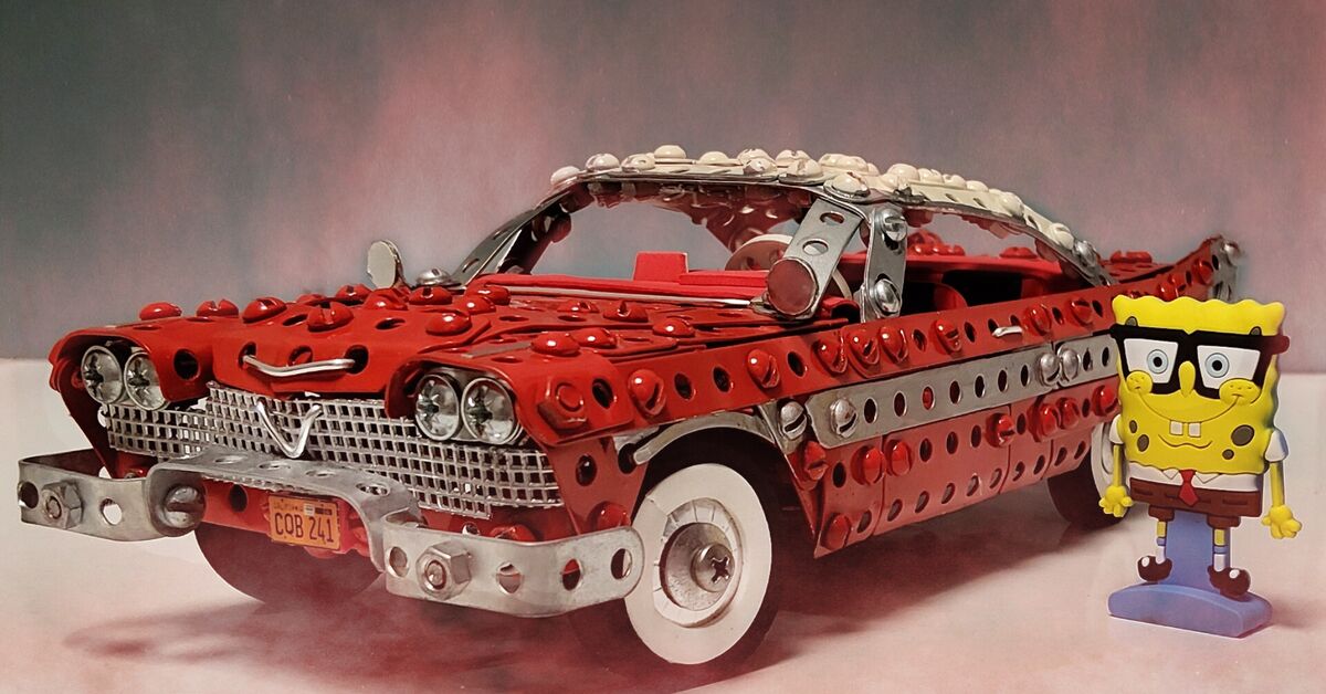 Plymouth Fury из металлического конструктора, проволоки, резины и ...