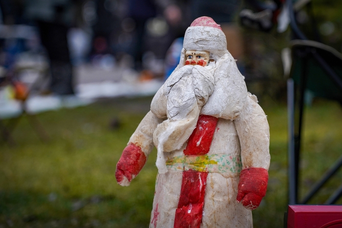 Дед Мороз на траве