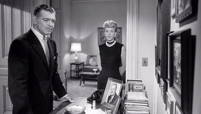 Кларк Гейбл в фильме "Любимец учителя"