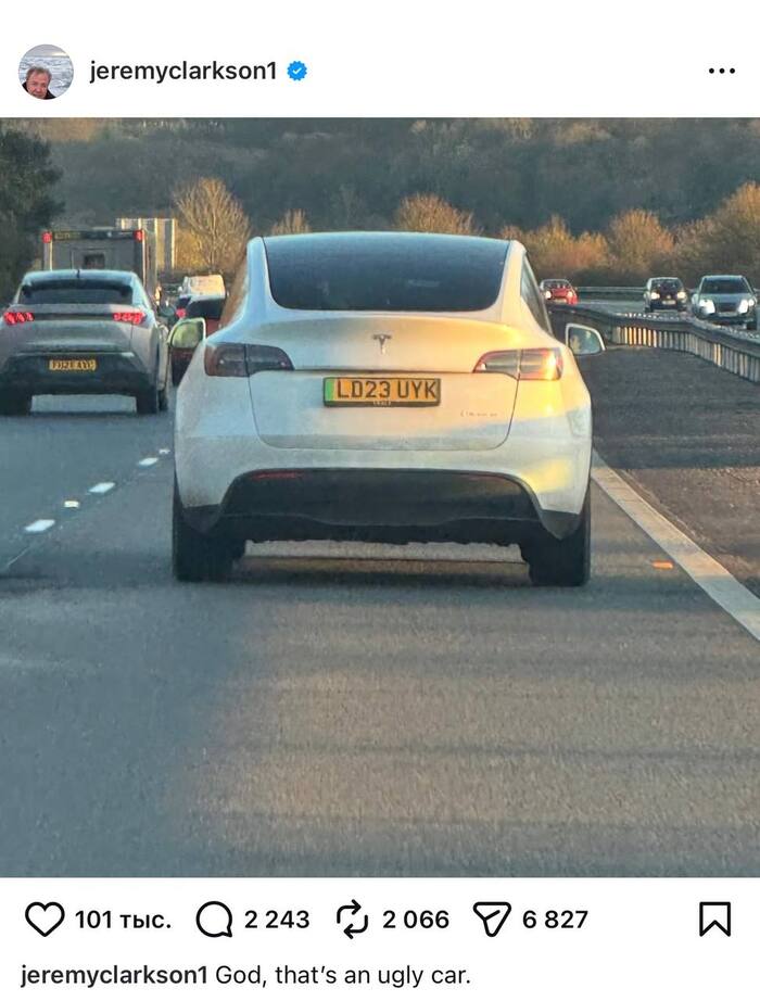 Отец ТопГира «электрички» не одобряет...