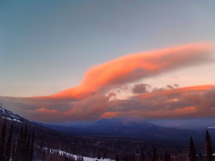 На закате такое высветилось.