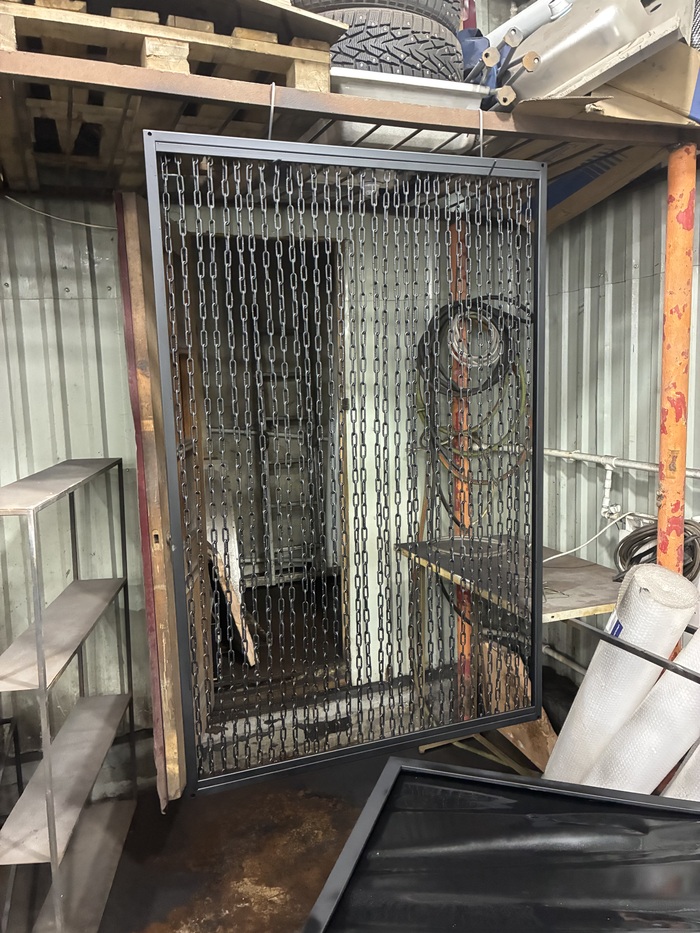 Занавеска из цепей