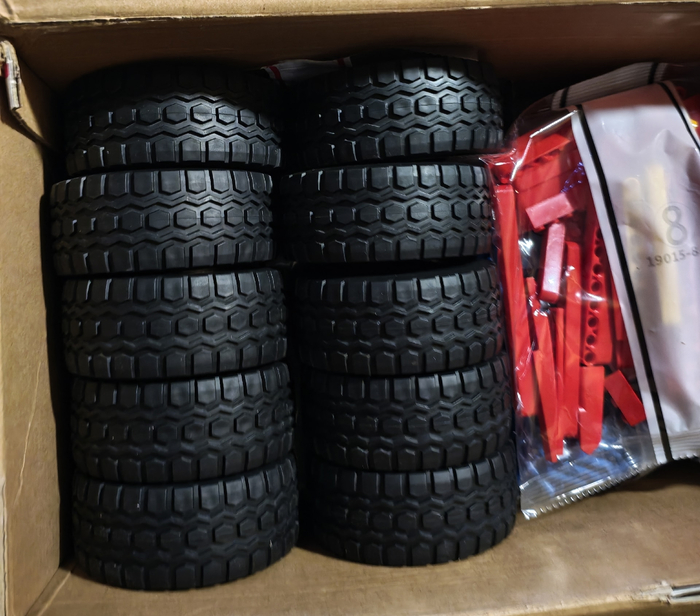 10 колес, 9 этапов.