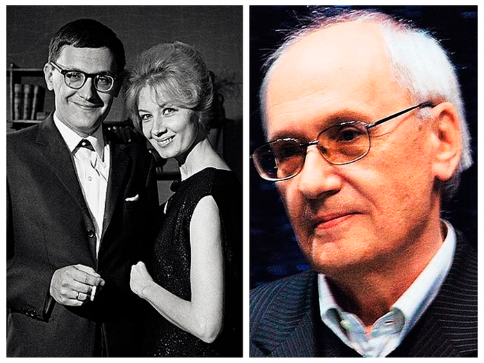 На первой фотографии супруга сценариста, очень хорошая артистка Алла Сергеевна Демидова.