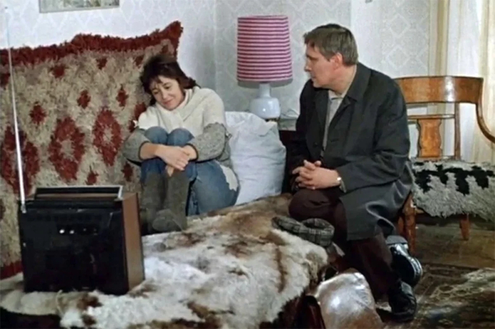 Марина Неелова и Олег Басилашвили в фильме «Осенний марафон», 1979 г. Кадр из фильма