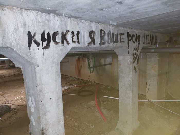 В подвале школы так-то, где так же будут учиться и их дети тоже