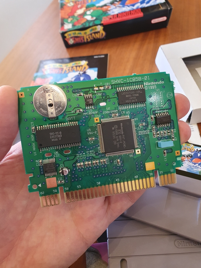 Плата с батарейкой