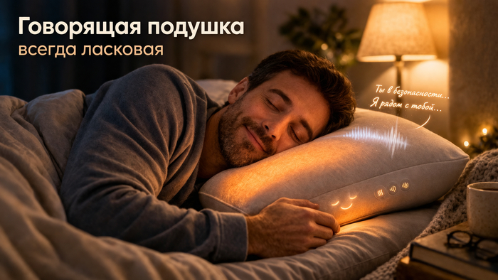 Идея стартапа: Говорящая подушка