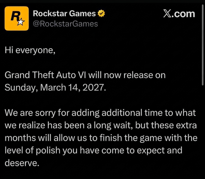 Ещё раз на паузе: аналитик Deep_DEP Game о новом переносе релиза GTA VI