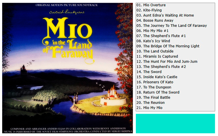 Музыка (и не только) из фильма-сказки «Мио, мой Мио»