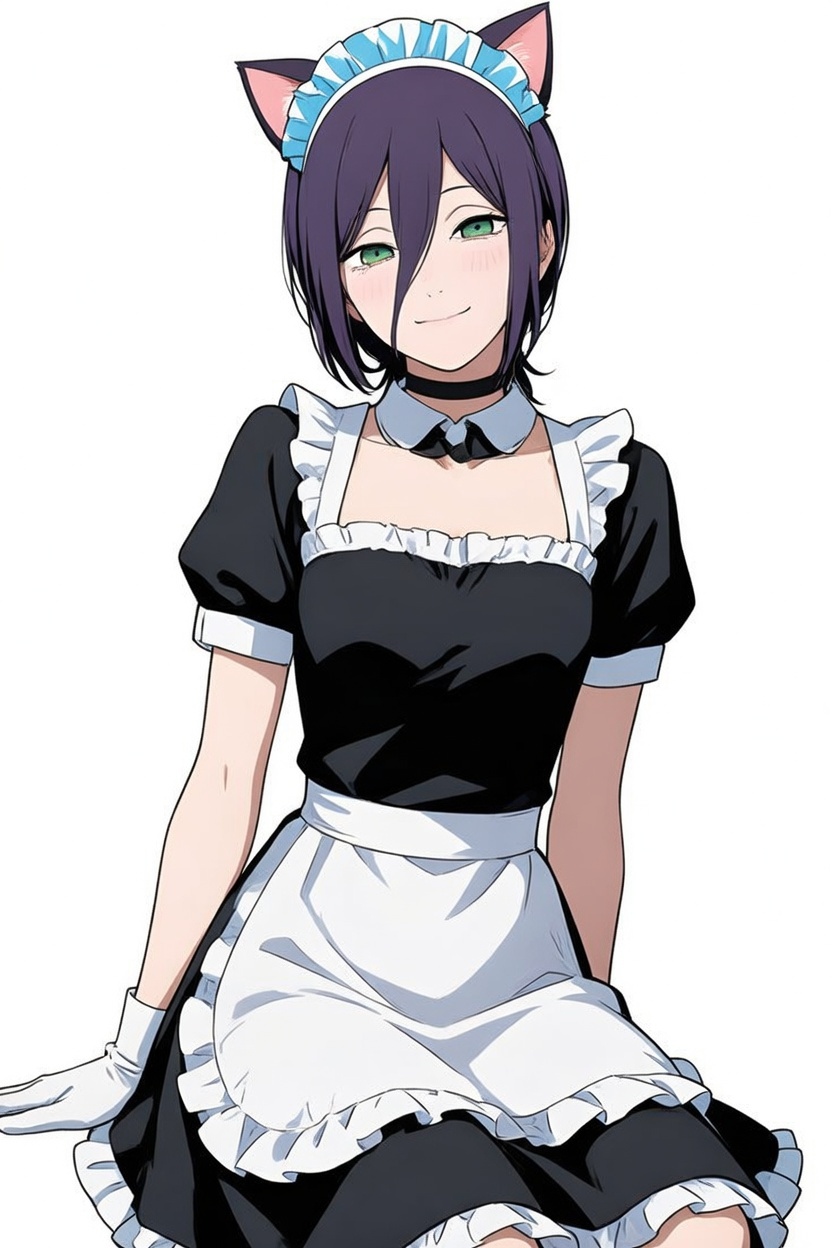 Maid with a spark - Series My anime is real, Anime, Anime art, Reze, Chainsaw man, Neko
