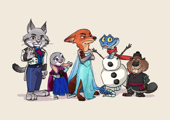 �������� ����������/Frozen Zootopia