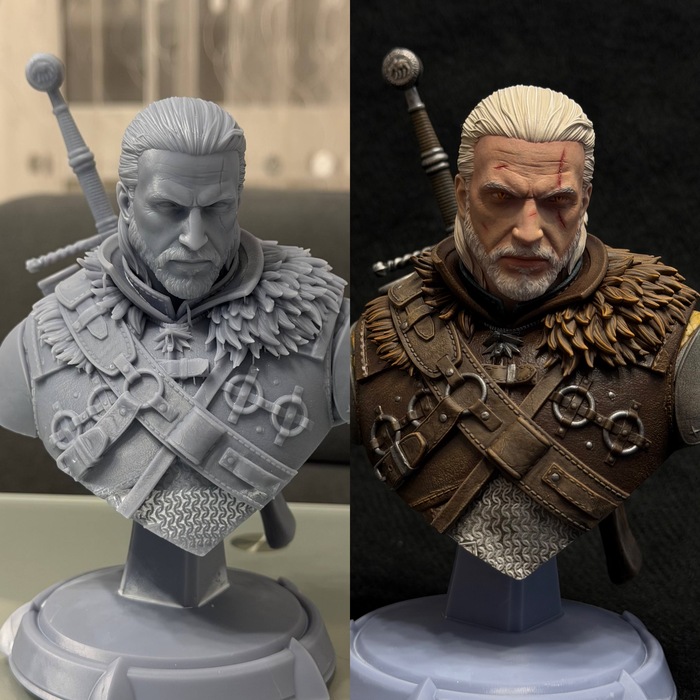 Высота бюста 15 см