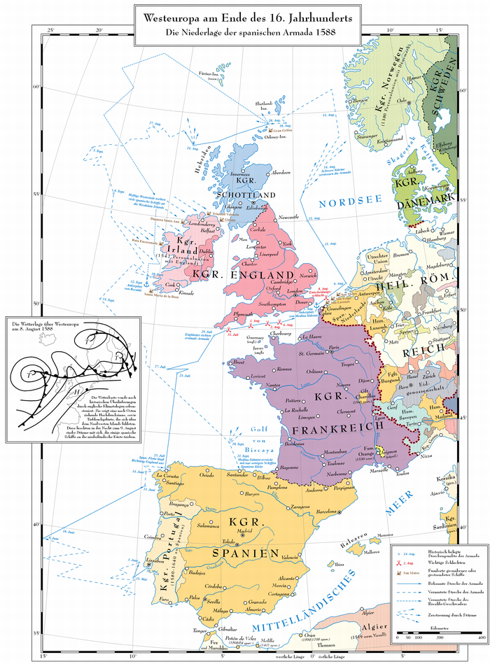 1588.07-09 Untergang der Armada