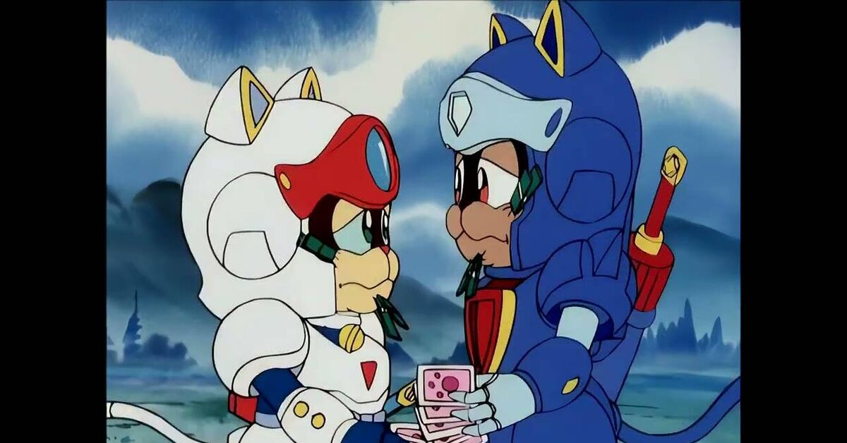 Ninja Cats - Samurai Pizza Cats - Episode 14 - Power Up! Nannies Take to the Skies! 4K - Series Ninja Cats animated series, My, Ninja, cat, Anime, Animated series, Russian voiceover, Superheroes, Japan, Dendy, Dandy Games, Samurai pizza cats, Video, Youtube, Video VK, Samurai, Voice acting, Oldfags, 90th, 80-е, VHS, Cartoons
