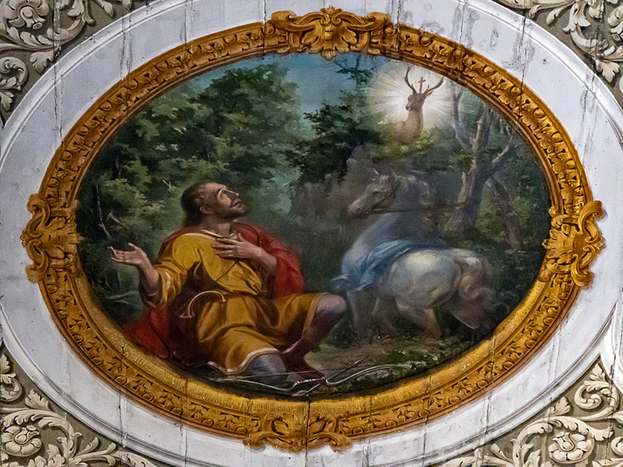 фреска св. Евстафия