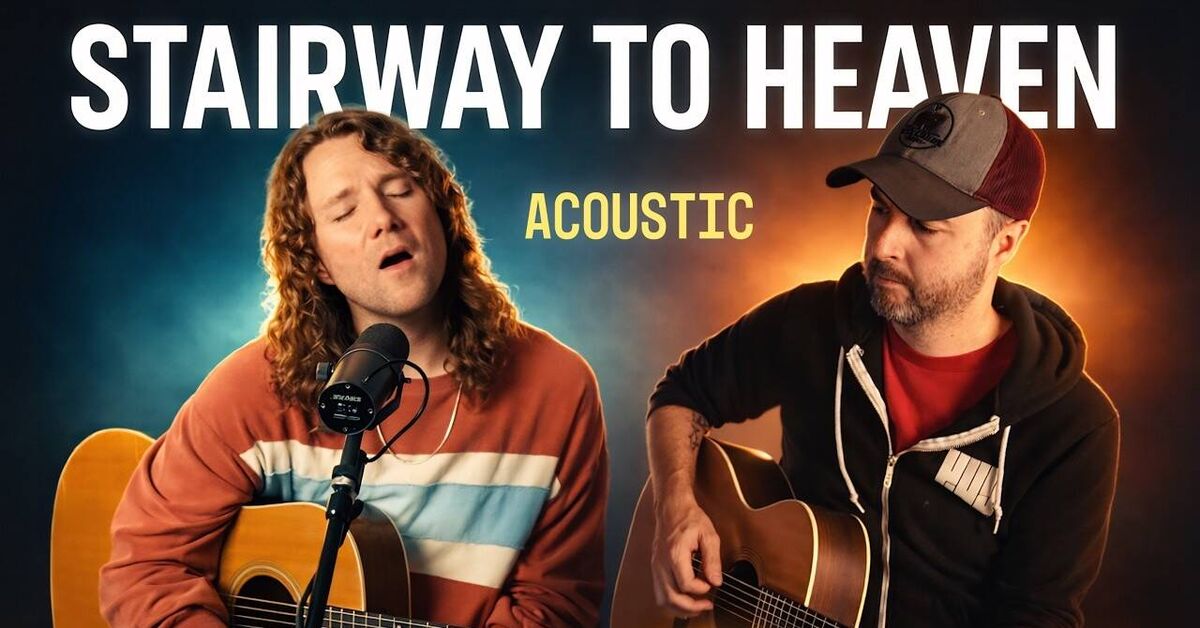 Adam Christopher & Jake Coco - Stairway To Heaven (Led Zeppelin cover) - Серия Каверновинки 2, Кавер, Музыка, Acoustic Cover, Led Zeppelin, Stairway to Heaven, Adam Christopher, Видео, Видео вк, YouTube, Длиннопост