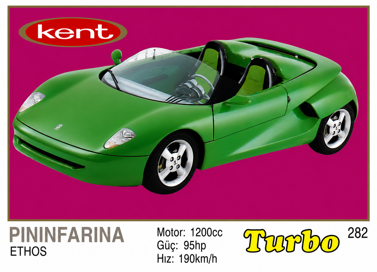 Вкладыш №282 — Pininfarina Ethos, восстановленное изображение
