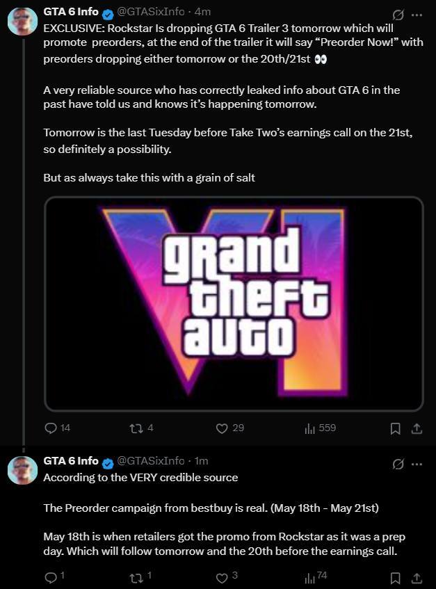 ����� ������� Grand Theft Auto VI ����� �������� ��� �������