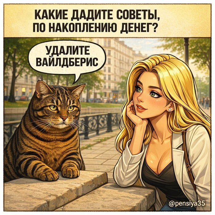 Лайкни, если тоже понял, что твой главный финансовый консультант — это кот