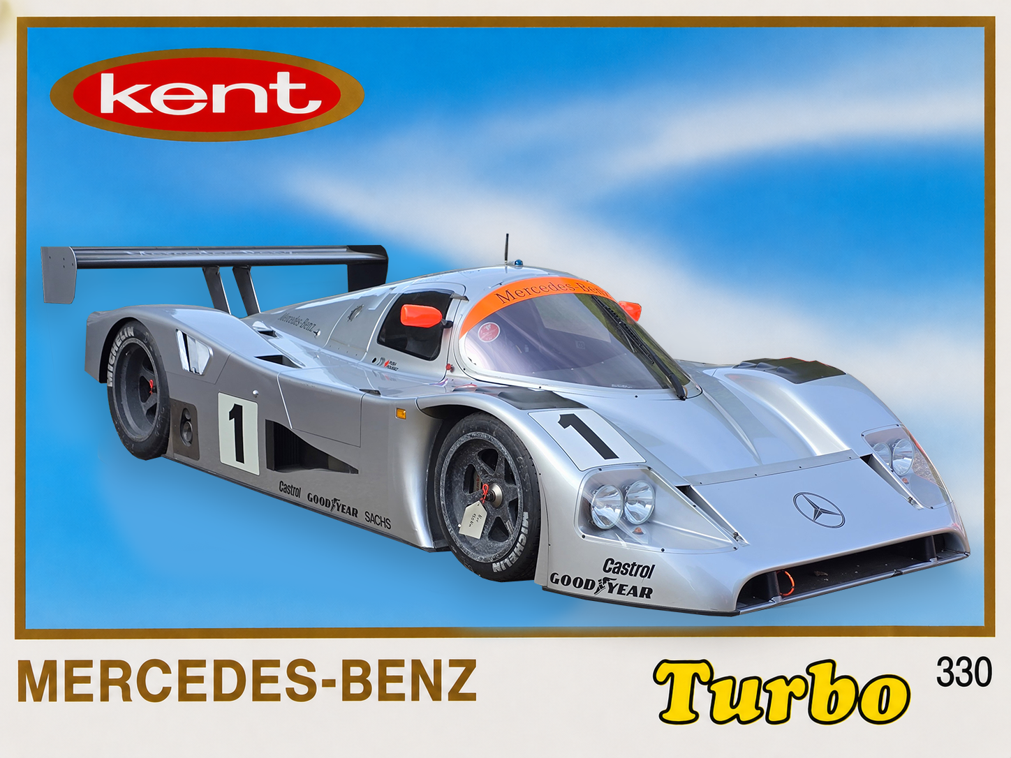 Вкладыш №330 — Mercedes-Benz C11, восстановленное изображение
