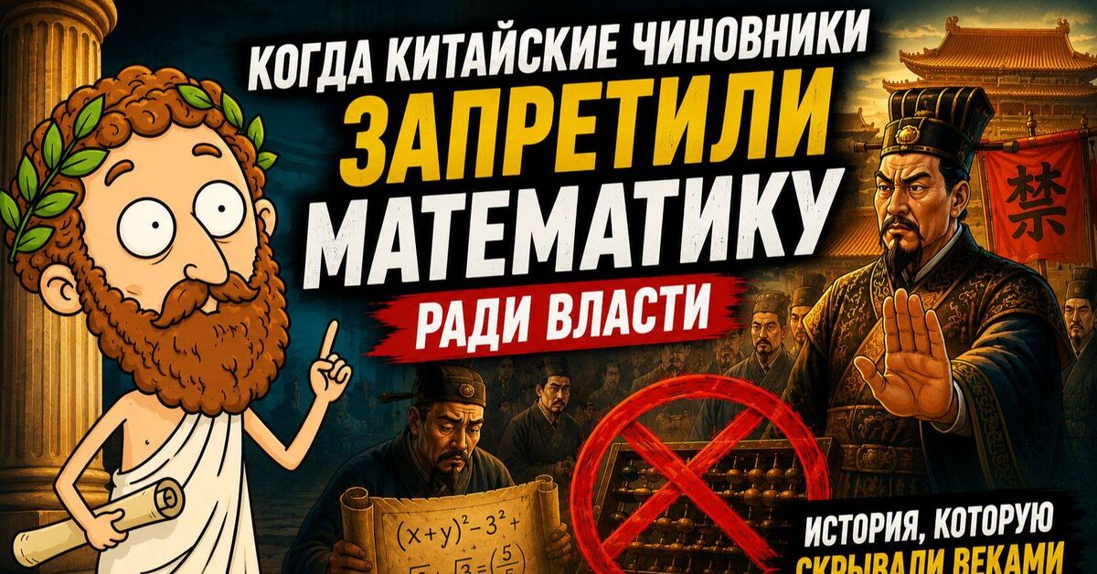 How Chinese Officials Banned Mathematics - Civilization, Peace, Education, China, Ancient China, Mathematics, Cartoons, Facts, State, Development, Video, Rutube