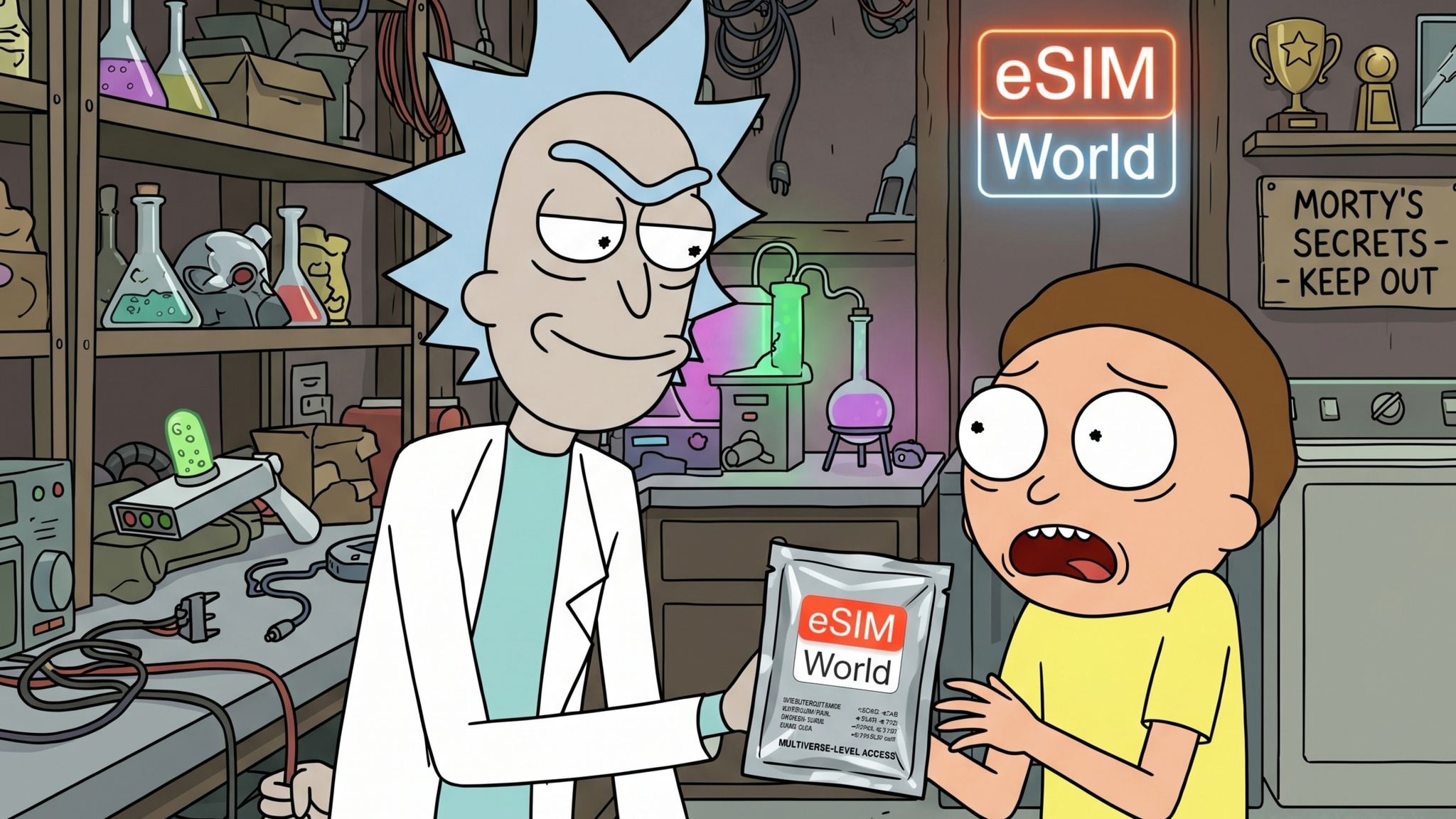 Where would Rick and Morty go if they were stuck on Earth? We choose countries based on their personalities. - Rick and Morty, Serials, Movies, Travels, Roaming, cellular, Internet, Mobile Internet, Bypass locks, Longpost, Company Blogs