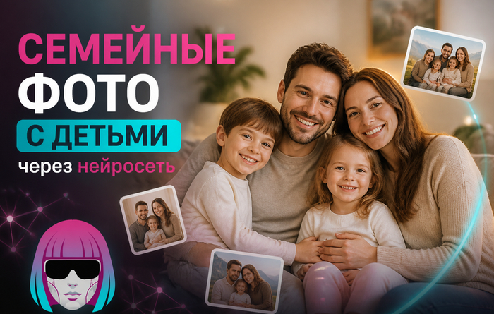Семейные фото с детьми через нейросеть в 2026 году: стили, идеи и бесплатные ИИ-промты