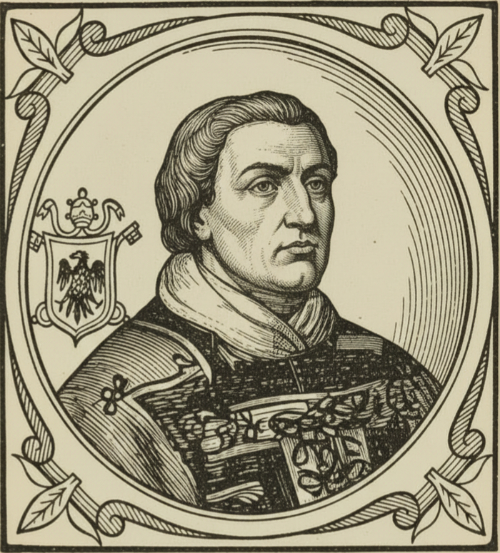 Папа Целестин IV и его герб