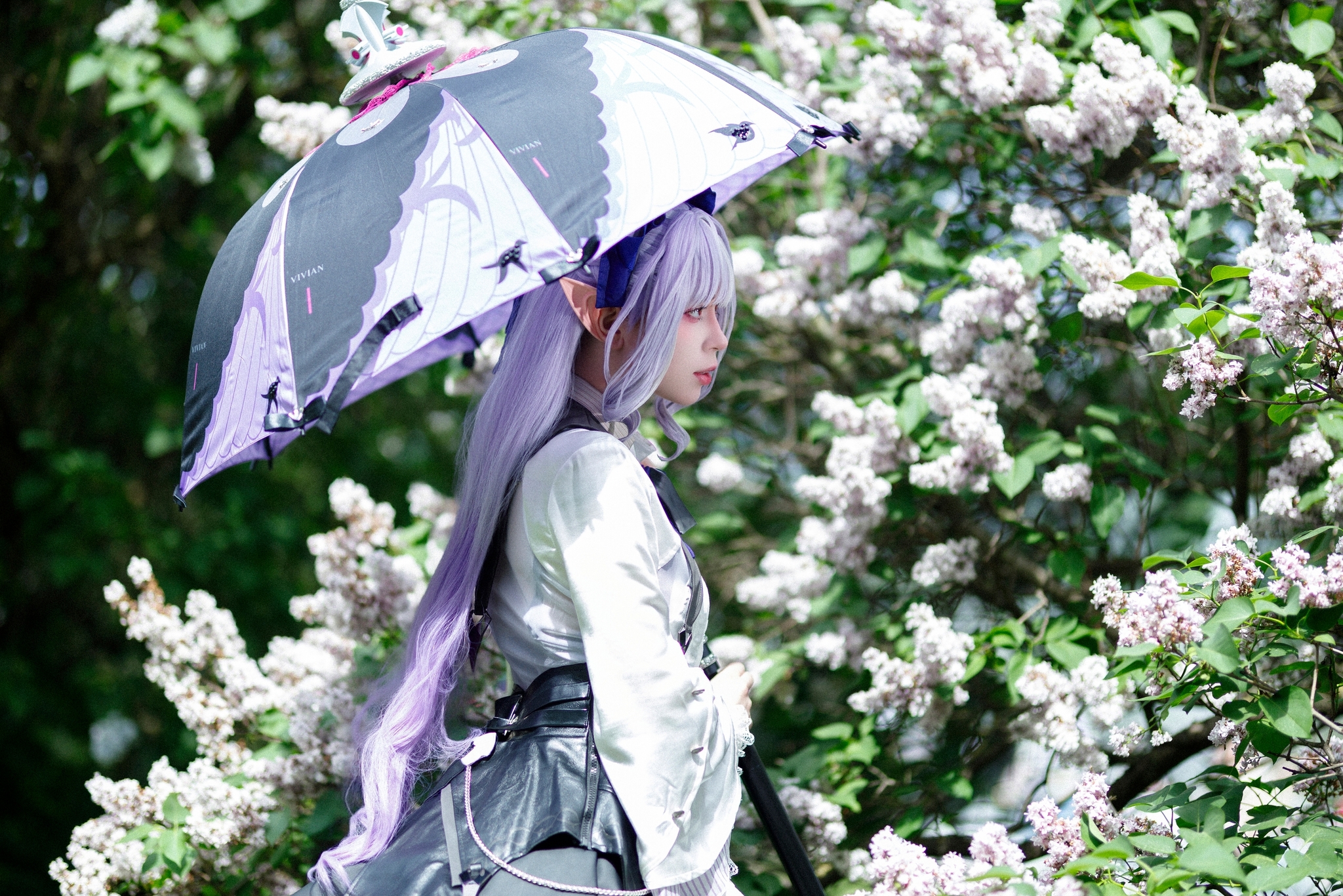 Vivian cosplay from ezzechka #2 - Series My Cosplays
, My, Anime, PHOTOSESSION, Girls, Cosplayers, Cosplay, Professional shooting, Zenless Zone Zero, Flowers