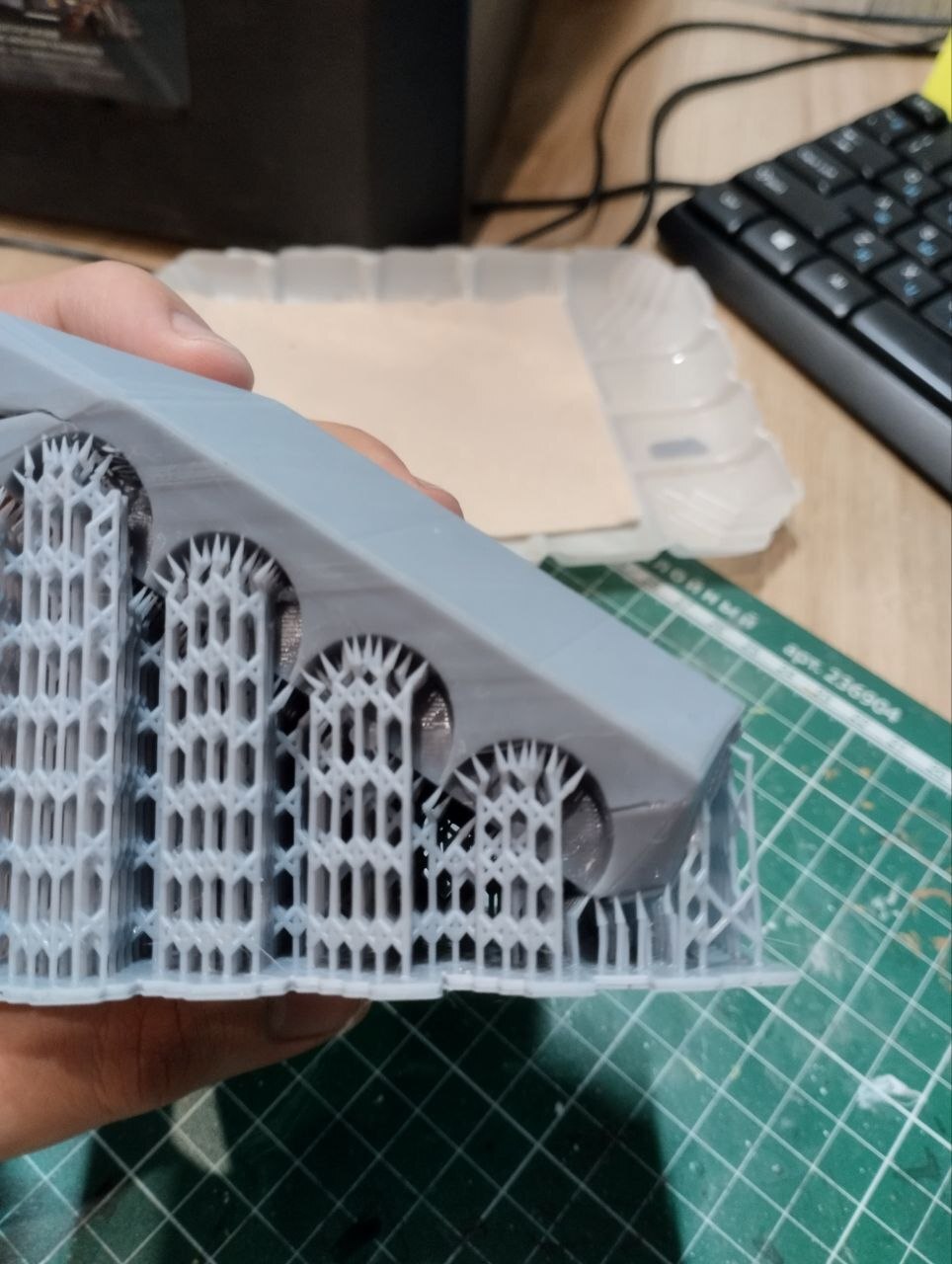 Another defect. The layers are peeling and the model is cracked in two places. What's wrong? - Problem, Stl, 3D печать, Longpost
